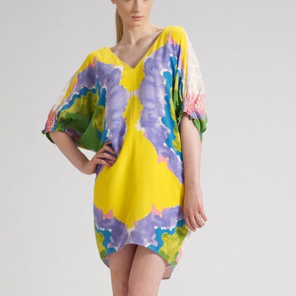 Tibi Dresses & Skirts - Tibi Calla Lily V-Neck Dress Size 0 WORN ONCE!